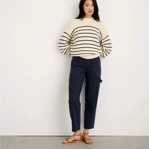 Alex Mill Phoebe Barrel Carpenter Pants - navy